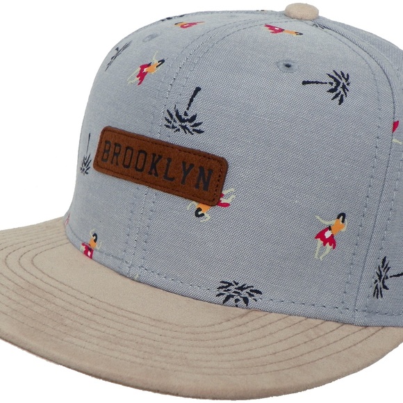Brooklyn Hat Co Hula Girl Snap Back Hat Flat Brim - Picture 1 of 2